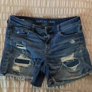 EUC AE next level stretch Jean shorts.  10
